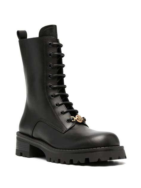 versace military boots|Versace Vagabond lace.